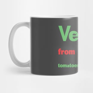 Vegan from my head to my toes Mug